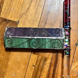 Stained Glass Kaleidoscope Vintage Inspired Perfect Condition